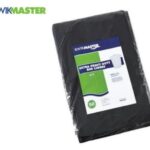 Bin Liner Heavy Duty Flat Pack Black 80-82L