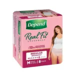 Depend Real Fit Regular Underwear for Women Medium 86-117cm 920ml