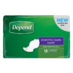 DEPEND Anatomic Pads Super - One size fits all 69x35cm Unisex 2500ml