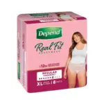 Depend Real Fit Regular Underwear for Women XL 122-162cm 920ml