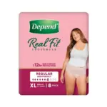 Depend Real Fit Regular Underwear for Women XL 122-162cm 920ml - Image 2