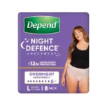 Depend Real Fit Night Defence Underwear for Women Large 112-137cm 1350ml - Image 2