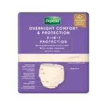 Depend Real Fit Night Defence Underwear for Women Large 112-137cm 1350ml - Image 3