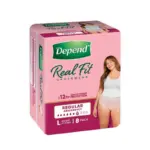 Depend Real Fit Regular Underwear for Women Large 112-137cm 920ml