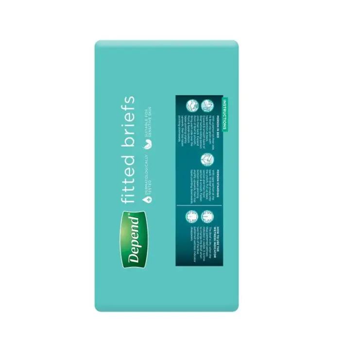 Depend  Briefs Large 82-144cm Unisex 2600 ml - Image 4