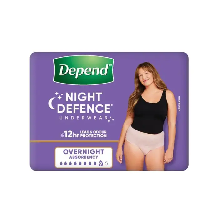 Depend Real Fit Night Defence Underwear for Women Large 112-137cm 1350ml - Image 4