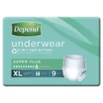 Depend Unisex Underwear Super Plus XL 122-162cm Unisex 2000ml - Image 2