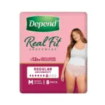 Depend Real Fit Regular Underwear for Women Medium 86-117cm 920ml - Image 2