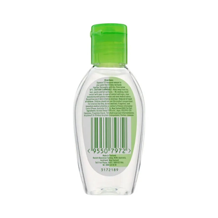 Dettol Instant Liquid Hand Sanitiser Original Antibacterial 50ml - Image 2