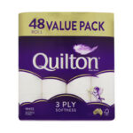 Quilton White 3 Ply Toilet Paper 48 pack