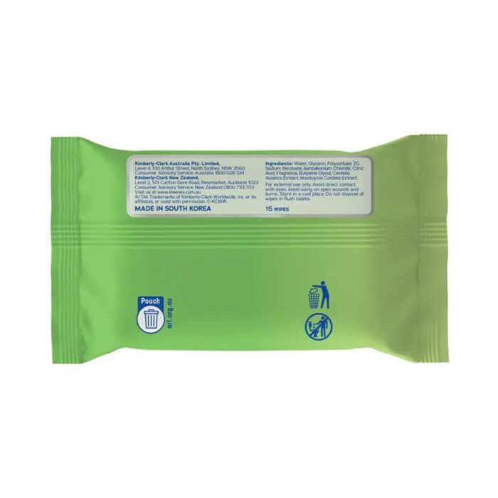 Kleenex Antibacterial Wipes 15 Pack - Image 2