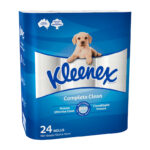 Kleenex Complete Clean White Toilet Paper 24 pack - Image 3
