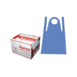Liv Disposable Aprons, Bib Type, 23um, 71 x 117cm, High Density Polyethylene (HDPE), Blue