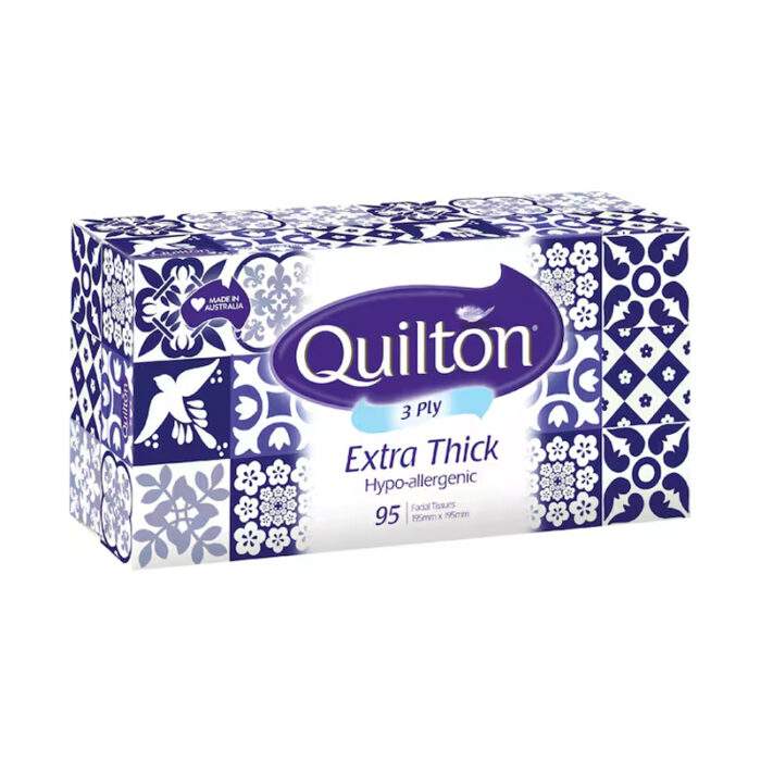 Quilton Facial Tissues Soft White 95 pack - Image 3