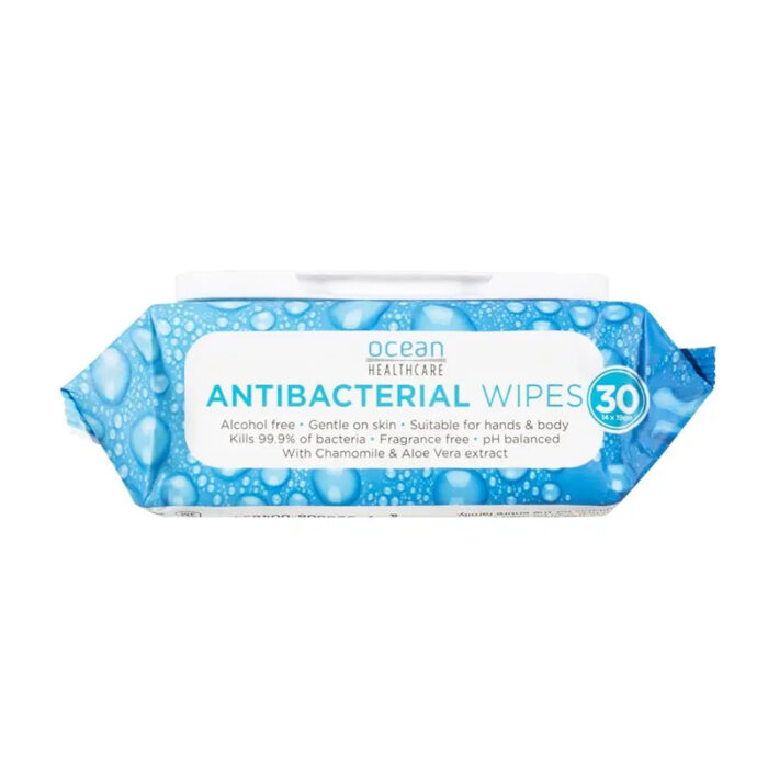 Ocean Antibacterial Wipes 30 Pack - Image 4