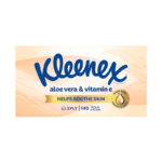 Kleenex Aloe Vera & Vitamin E 3 Ply Facial Tissues 140 pack