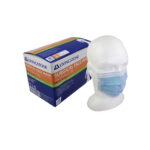 Livingstone Face Mask, 4-Ply, Level 3, Tie-Back, Anti-Fog, Foam Strip, Indigo, No Fibreglass, AS 4381:2015, TGA 388452, 50 Pieces/Box