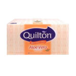 12x 95pc Quilton 3 Ply Facial Tissues Boxed 20x19.5cm Aloe Vera Soothing White