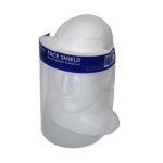 Livingstone Full Face Shield, TGA, 32 x 24.2cm, Anti Fog with Foam Pad and Elastic Head Band, Blue, 40/Carton