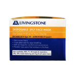 Livingstone Face Mask Level 2 3-Ply Earloop Blue 50 Pieces/Box - Image 2