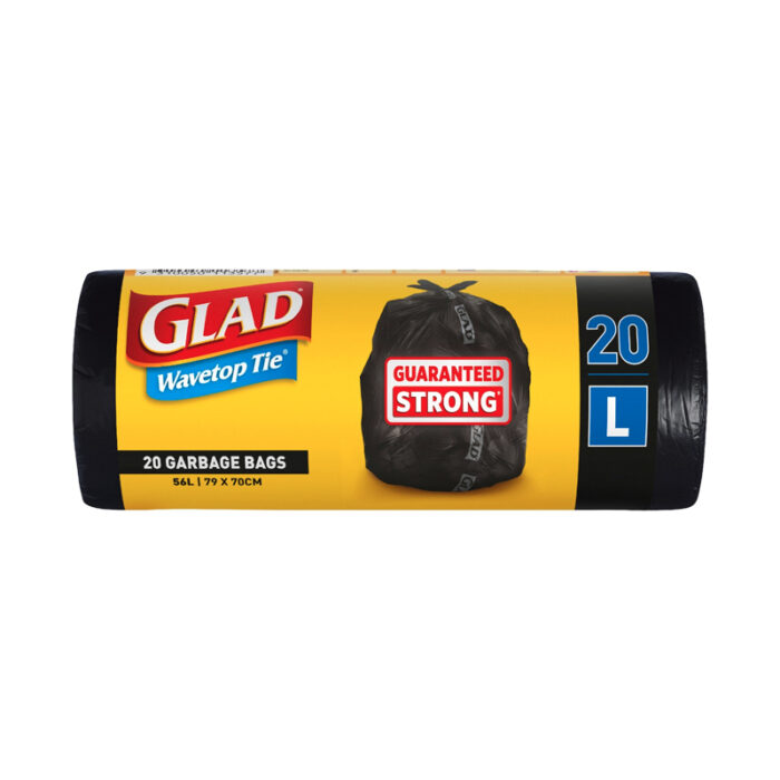 Glad Garbage Bags Wavetop 56L 20 pack - Image 4