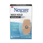 Nexcare Max Hold Waterproof Knee & Elbow 6 Pack