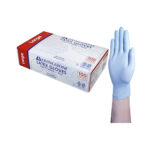 Livingstone Latex Examination Gloves, ASTM, Low Powder, Large, Blue Colour