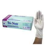 Skin Shield Powder Free Latex Gloves Small - Image 3