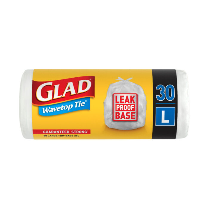 Glad Kitchen Tidy Bag Wavetop Large 30 pack - Image 3