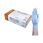 Livingstone Latex Examination Gloves, ASTM, Low Powder, Large, Blue Colour - Image 4