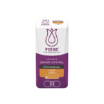 Poise Charcoal Light Liners - One size fits all  17.5cm Woman 25ml