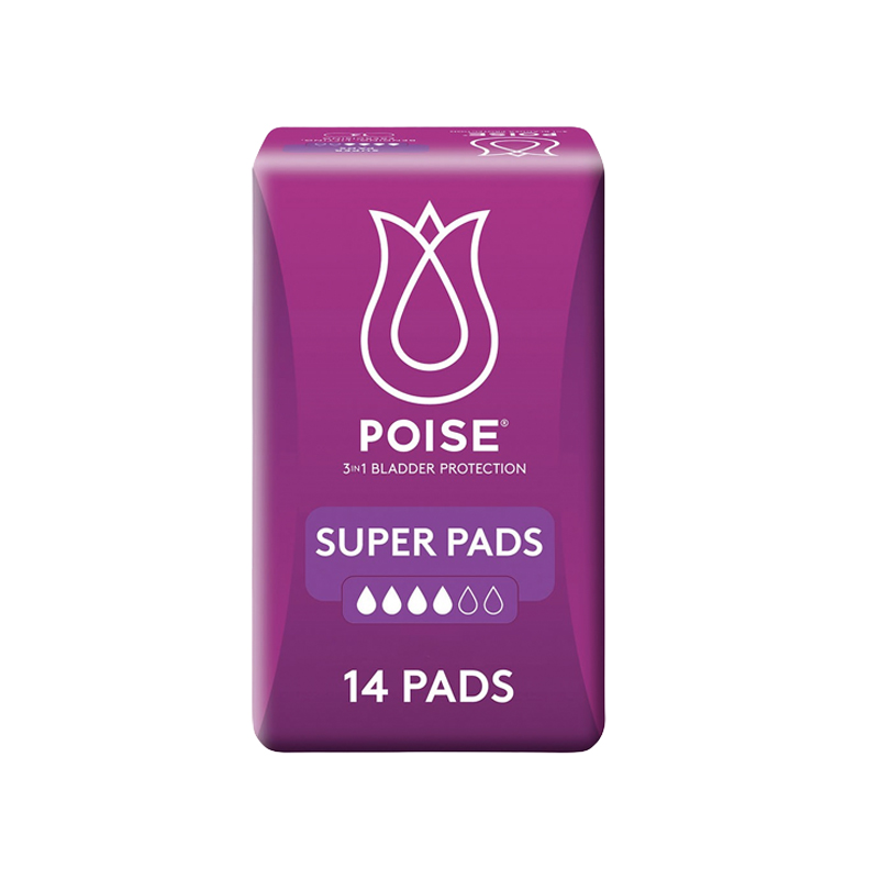 159 Poise Super Pads - One size fits all 27.6cm Woman 370ml - Image 1