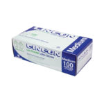Lincon Latex Examination Gloves, Medium, Low Powder, Biodegradable, ASTM, 100 Pieces/Box, 10 Boxes/Carton