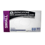 Livingstone Vinyl Examination Gloves ASTM Powder Free Small