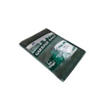 Livingstone Garbage Bag Bin Liner, Recyclable, 55 Litres, 65 x 91cm, 20 Microns, Heavy Duty, Green, 50/Pack