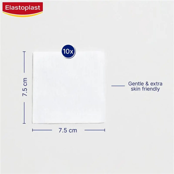 Elastoplast Soft Gauze Sterile 7.5cm x 7.5cm 10 Pack - Image 4