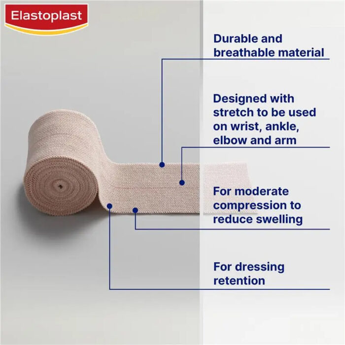 Elastoplast Heavy Weight Crepe Bandage 5cm x 2.3m - Image 4