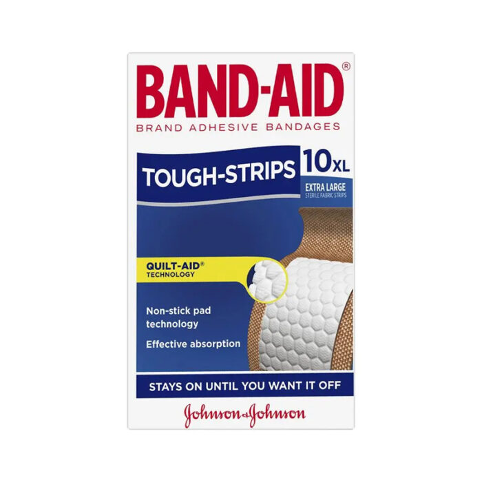 Band-Aid Tough Strips Extra Large Fabric Strips 10 Pack - Image 2