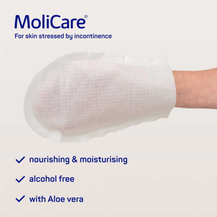 MoliCare Skin Impregnated Wash Gloves - Image 2