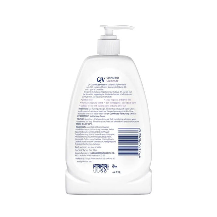 Ego QV Ceramides Cleanser 350g - Image 2