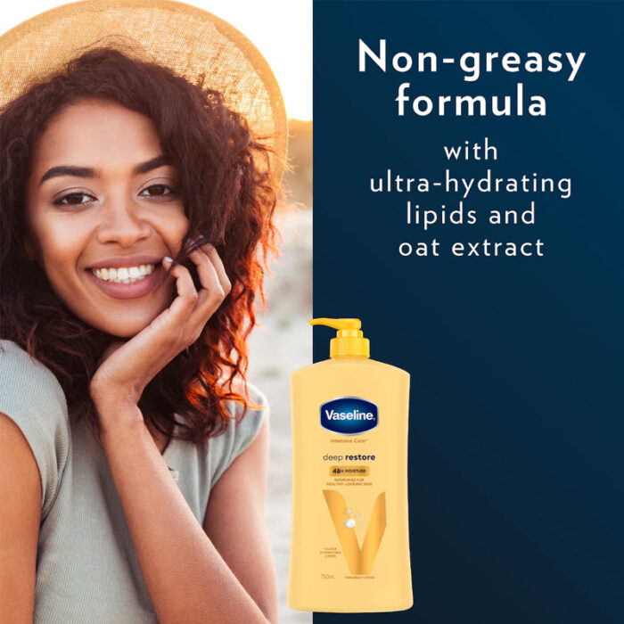 Vaseline Intensive Care Body Lotion Deep Restore 750ml - Image 3