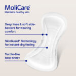 MoliCare Premium Lady Pad  2 Drop - One size fits all 26.5x11.2cm Woman 331ml - Image 2