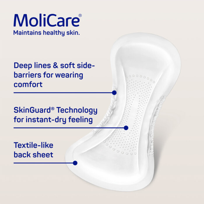 MoliCare Premium Lady Pad  4 Drop - One size fits all 40x16.2cm Woman 782ml - Image 2