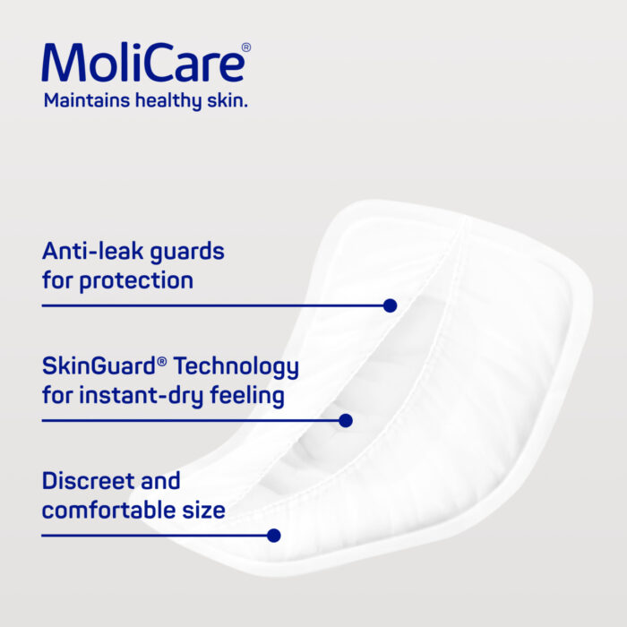 MoliCare Premium Men Pad 3 Drops  - One size fits all 27x18cm Men 406ml - Image 2