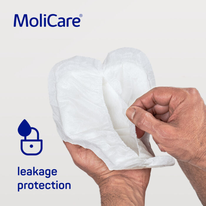 MoliCare Premium Men Pad 4 Drops  - One size fits all 27x18cm Men 546ml - Image 3
