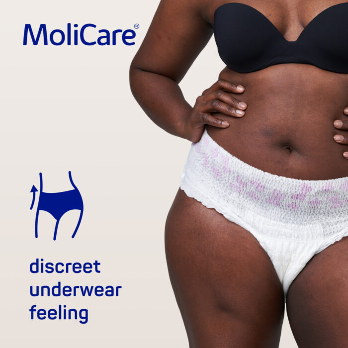 MoliCare Premium Lady Pants 5 Drops -Large 100-150cm Woman 844ml - Image 4