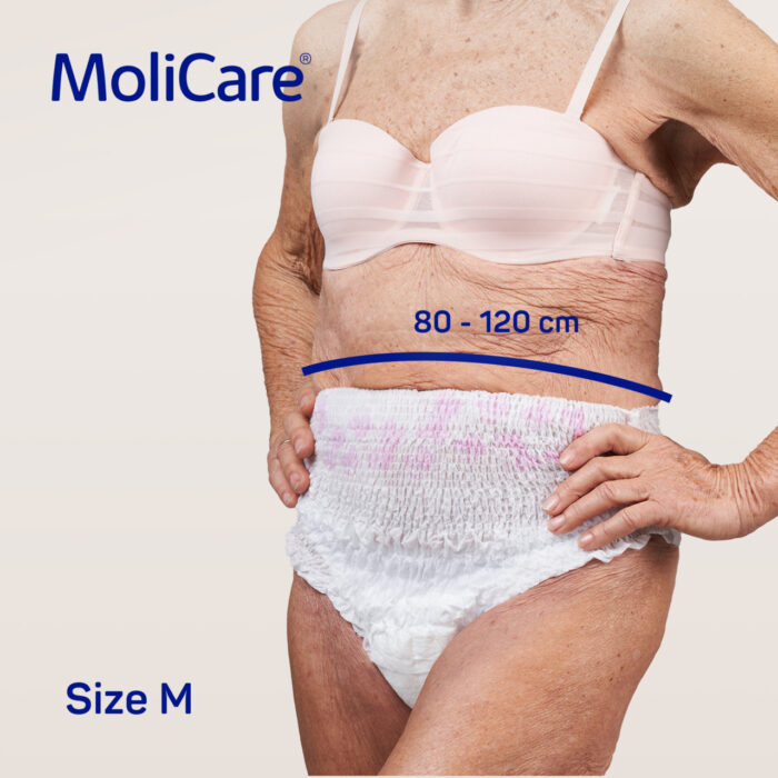 MoliCare Premium Lady Pants 7 Drops - Medium 80-120cm Woman 1442ml - Image 4