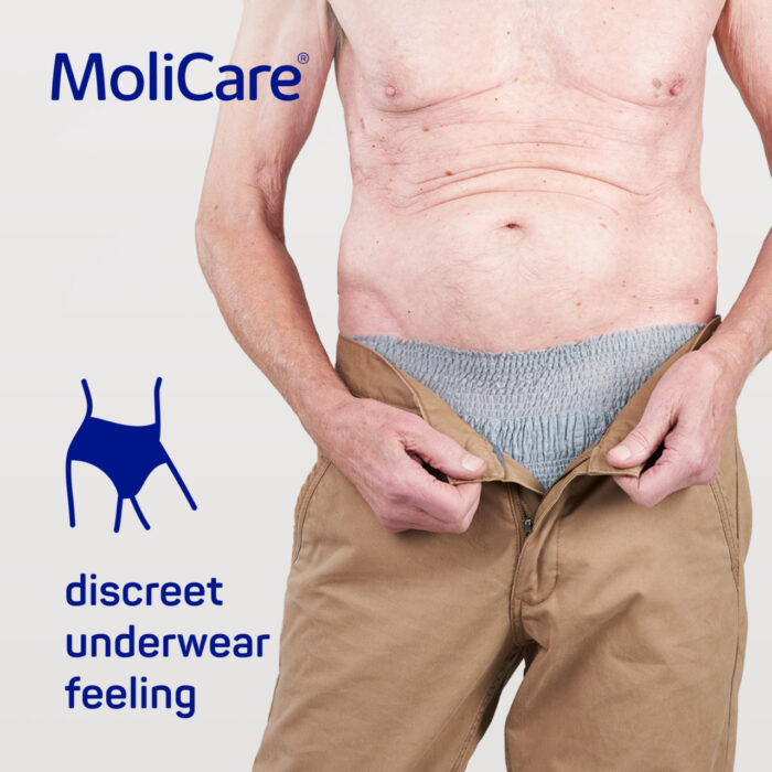 MoliCare Premium Men Pants 5 Drops - Medium 80-120cm Men 974ml - Image 6