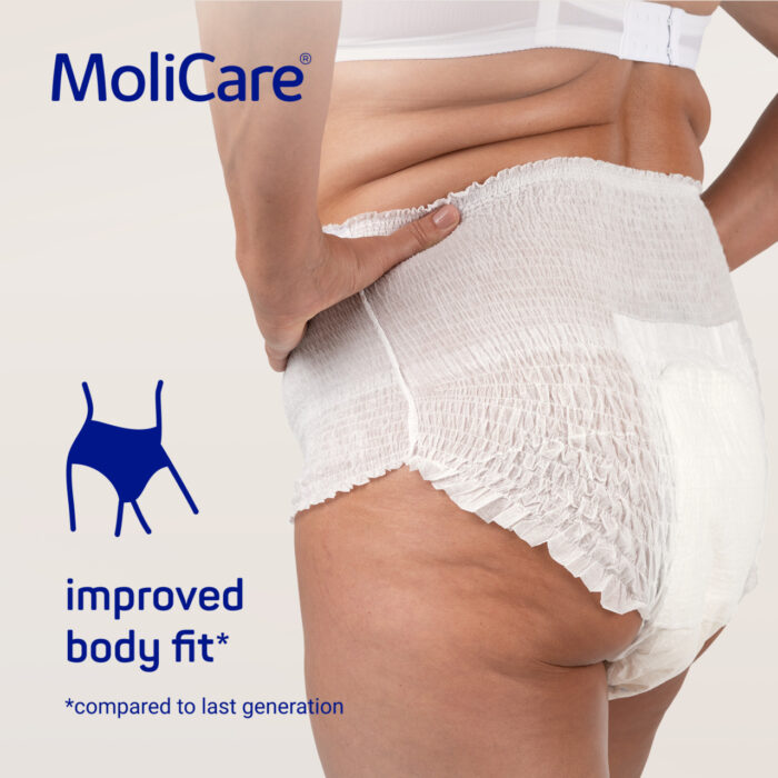 MoliCare Premium Mobile 5 Drops Pull Ups  - Large 100-150cm Unisex 1198ml - Image 4