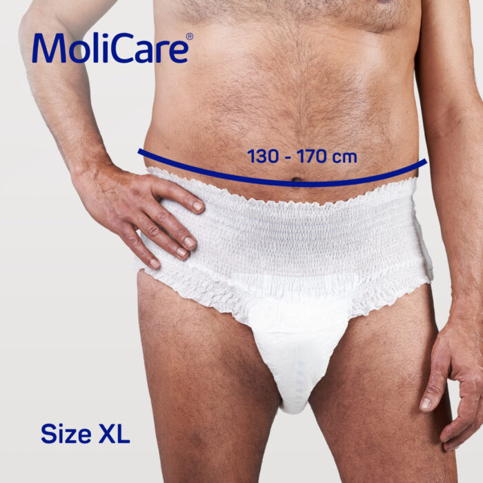 MoliCare Premium Mobile 5 Drops Pull Ups - XL 130-170cm Unisex 1183ml - Image 4